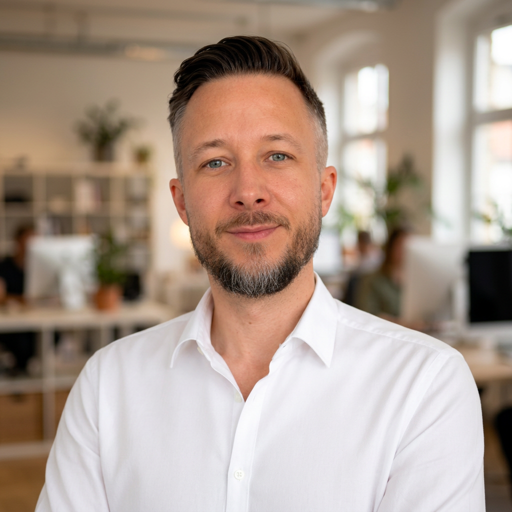 Porträt von Sebastian Baake, Gründer von What's Next Studio